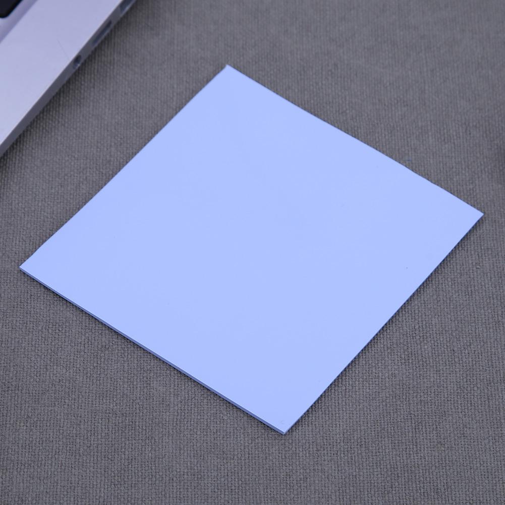 0.5/1mm 100 x 100mm silikon värmedyna ark dator pc cpu grafikchip kylfläns kylfläns kylning ledande värmedyna