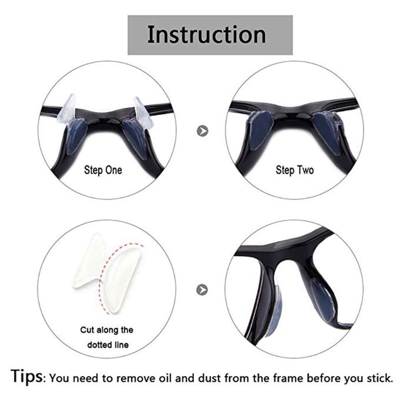 16 paar siliconen antislip ronde brilhouders, neuspads, oorhaken en brillenkoord