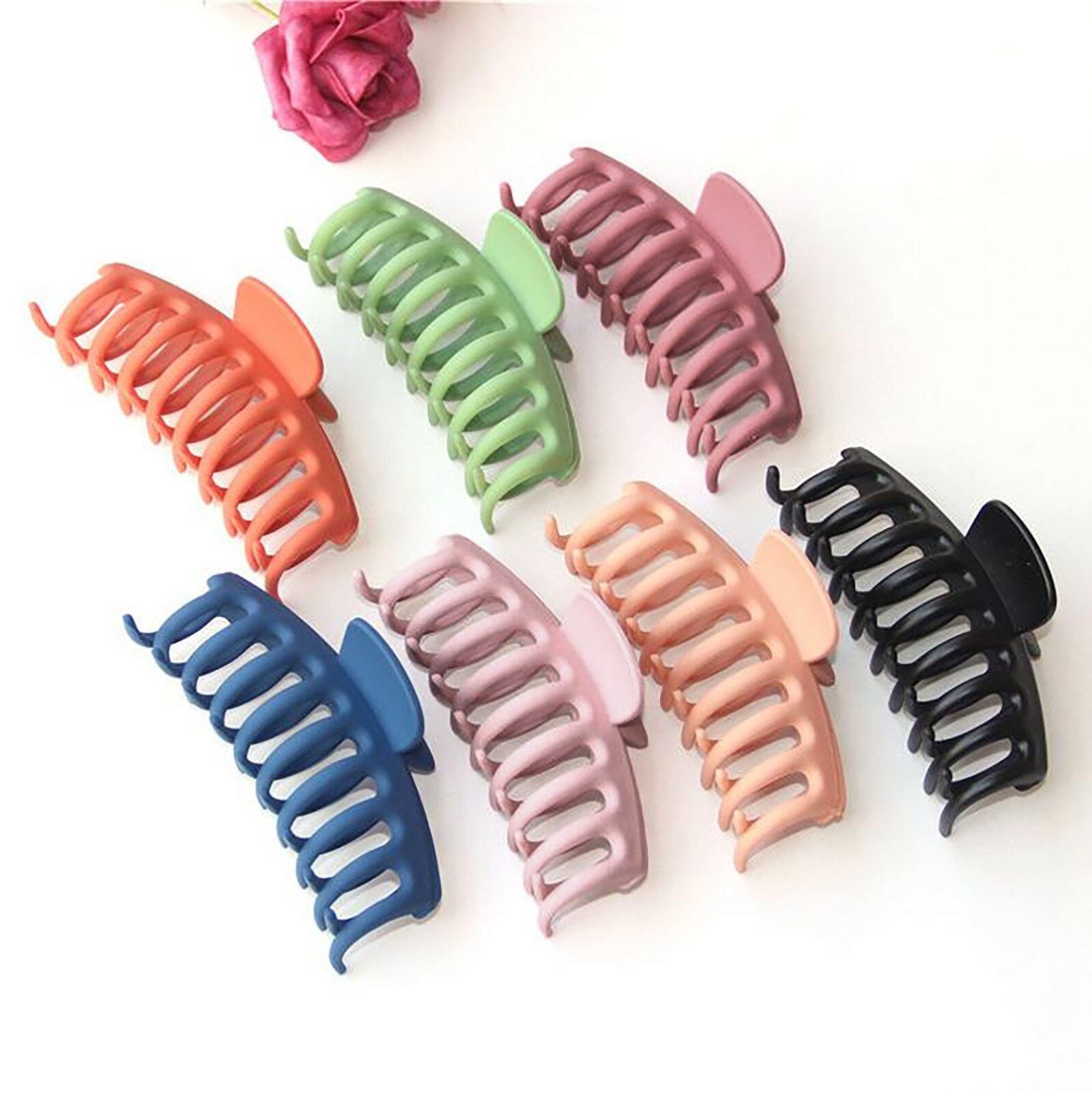 1Pc Clip Haar Accessoires Make Scrub-Kleur Acryl Grote Douche Haar Clip Haarspeld Terug Hoofd Clip Hoofdtooi Gebroken