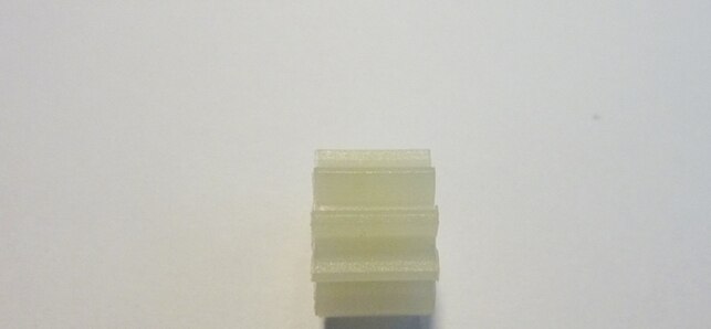 5 st nylonväxel 1m 10t plastdrev 1 modul 10 tands innerhål 3mm