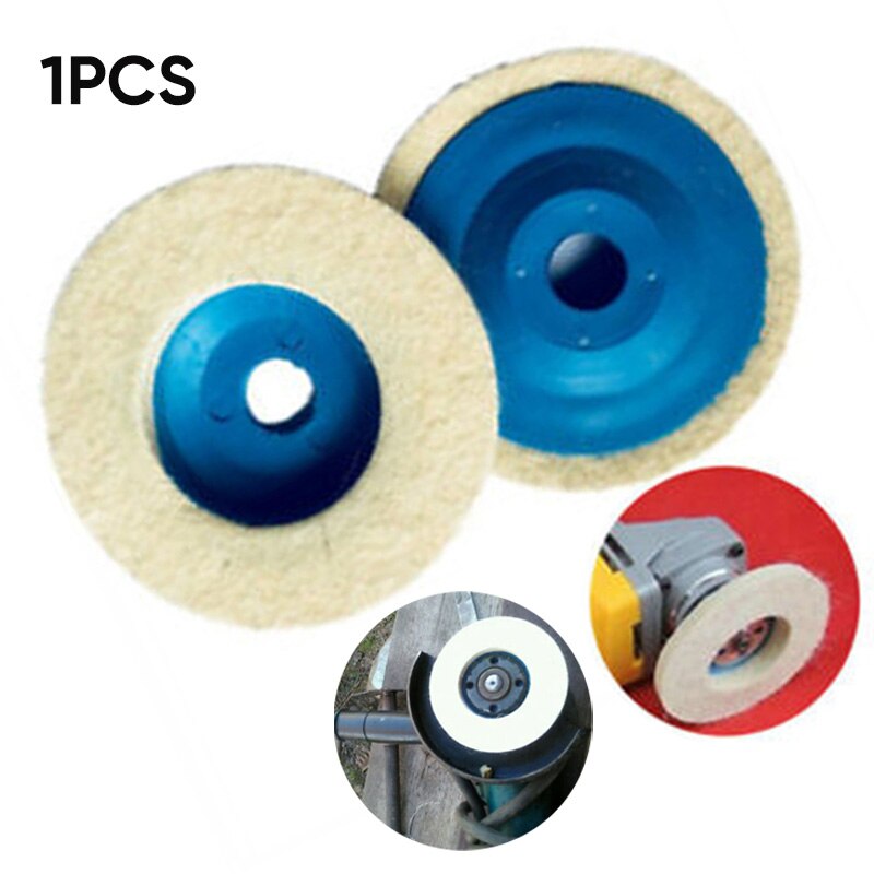 100mm 4 Wool Felt Buffing Wheel Polishing Disc Pad Fit For Angle Grinder Tools Wool Polishing Wheel Buffing Pads