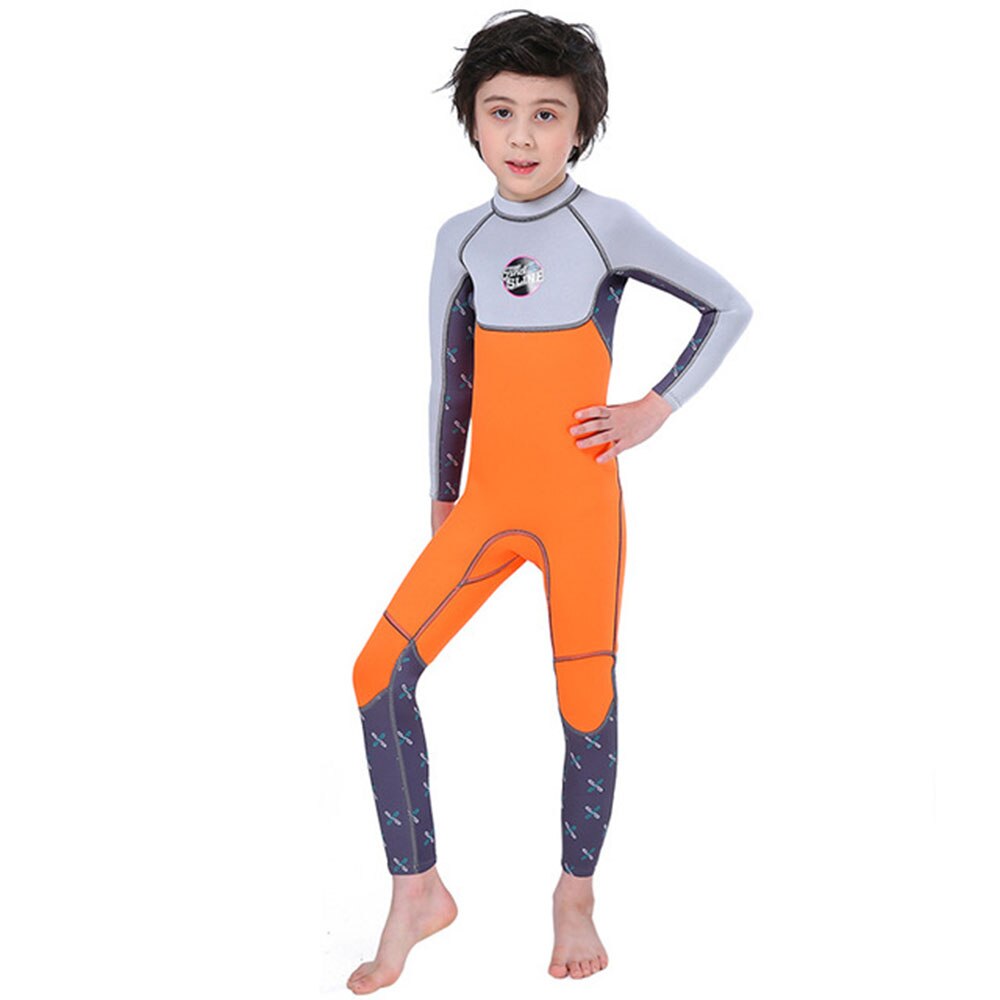 Slinx Professionale di Un pezzo del Lungo-manicotto di 2.5 millimetri di Neoprene Ragazzi Immersioni Mute Vestito Dei Bambini Caldi Subacquea Nuoto Attrezzatura Subacquea