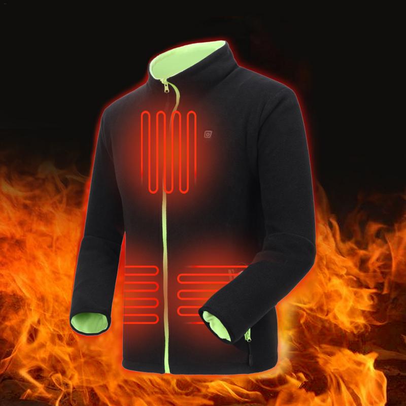 Al aire libre 150cm bufanda térmica Unisex calentador para esquí cuello de calor cubierta con batería motocicleta ciclismo deportes hombres mujeres suave