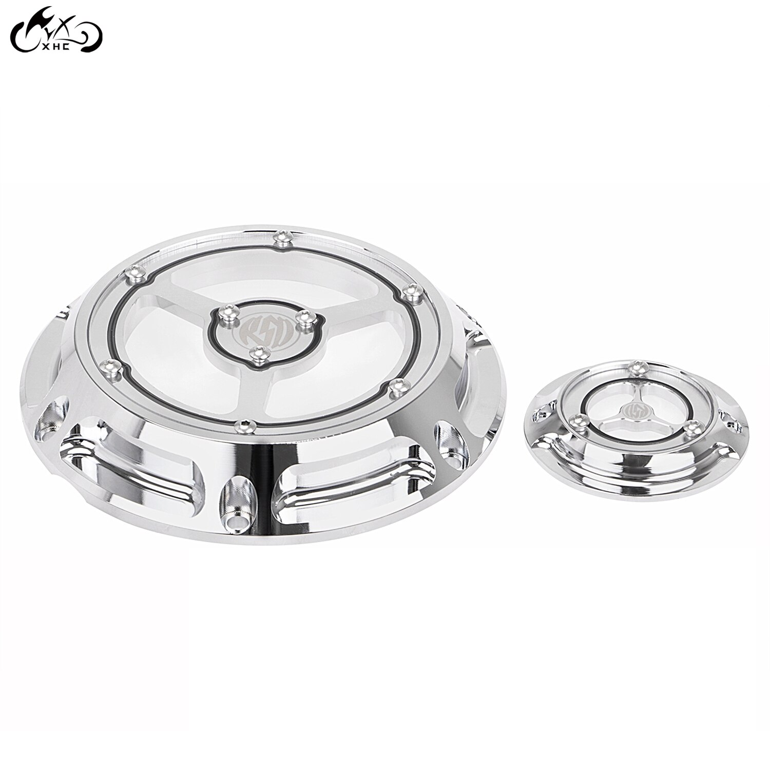 Motorcycle Cnc 6 Gaten Derby Cover Timing Timer Covers Chrome Aluminium Voor Harley Sportster XL883 XL1200 48 72 Ijzer 883