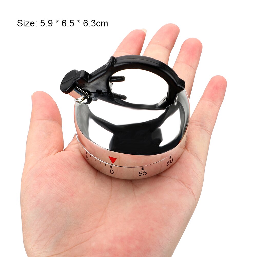 Kettle Shaped Timer Kettle Mechanical Timer 60 Minute Countdown Alarm