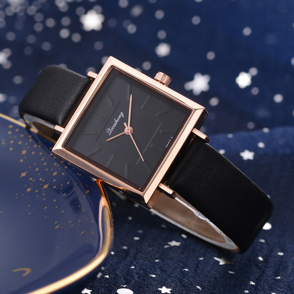 Top Brand Women Wrist Bracelet Watch Contracted Leather Crystal WristWatches Women Dress Ladies Quartz Clock Zegarek Damski