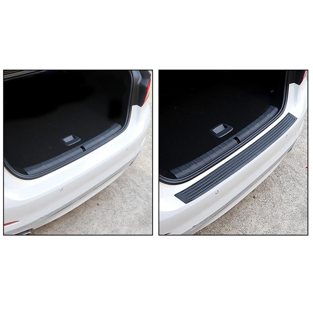 Bil bagagerum beskyttelsesstrimmel tyggegummi kofanger anti-kollision anti-ridse bagklappen trim dørkarmsbeskytter 1 sæt