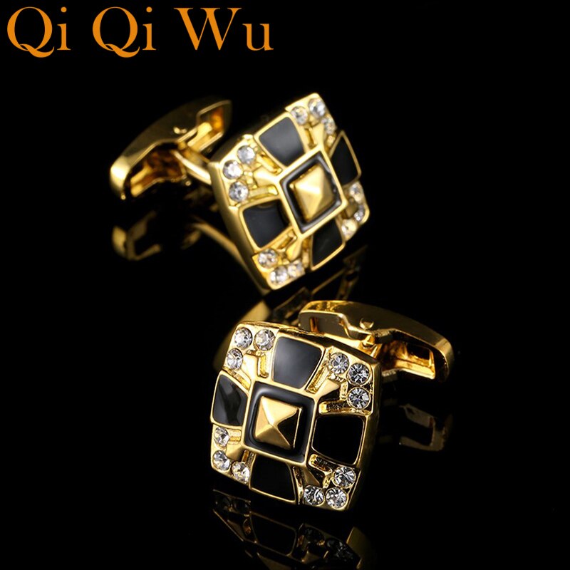 Luxury Shirt Cufflink for Men Brand Cuff links Button Wedding Cufflinks Gold Abotoaduras Jewelry