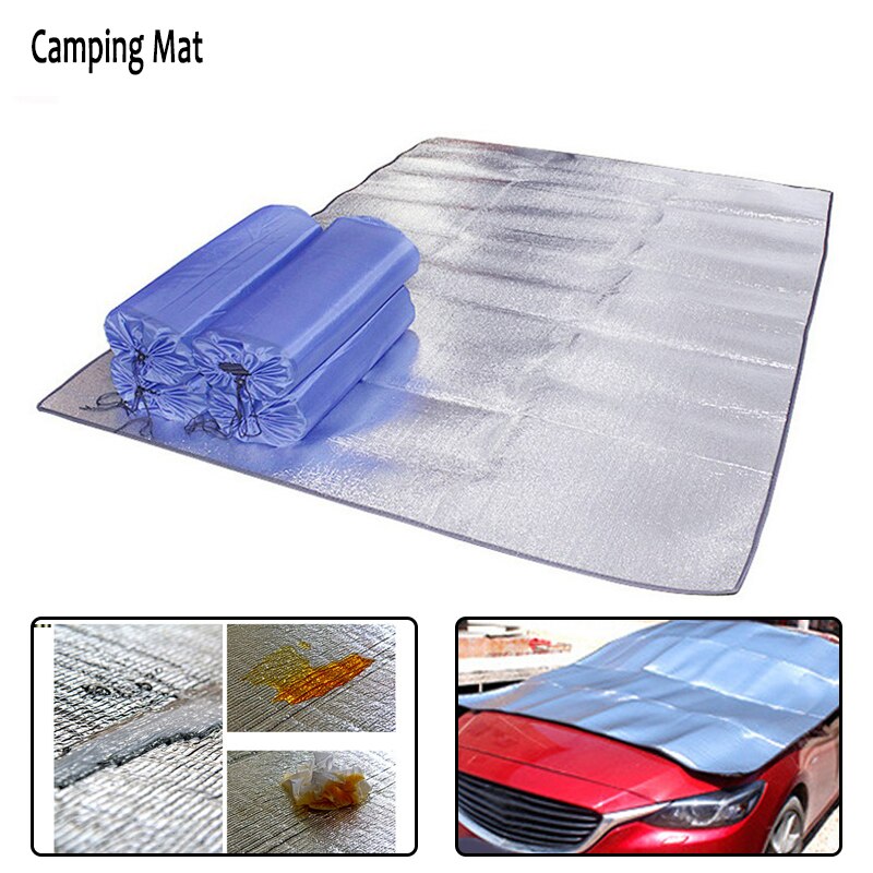 Camping matt Wasserdichte Aluminium Folie EVA Schaum Zelt matt Strand Matratze falten Schlafen Decke Ultraleicht draussen Picknick Pad