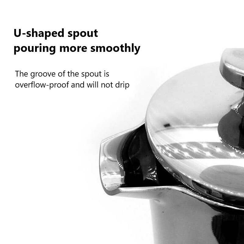 Double Insulation Coffee Pot 350ml Coffee Pot French Press Stainless Steel Coffee Pot Teapot With Filter