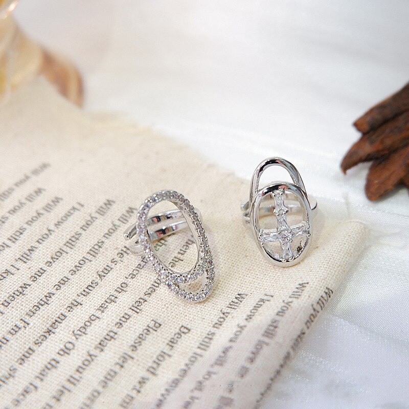 AOMU Neue Schmuck Hohl Nagel Ring Charme Kristall Finger Nagel Ringe Für Frauen Dame Strass Zirkon Fingernagel Schutzhülle