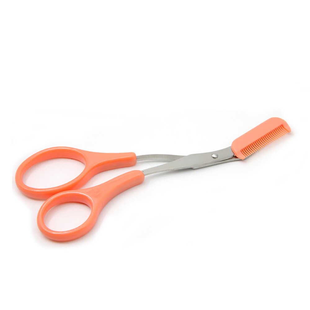 Ciseaux de maquillage avec peigne pour sourcils, accessoires cosmétiques, outils