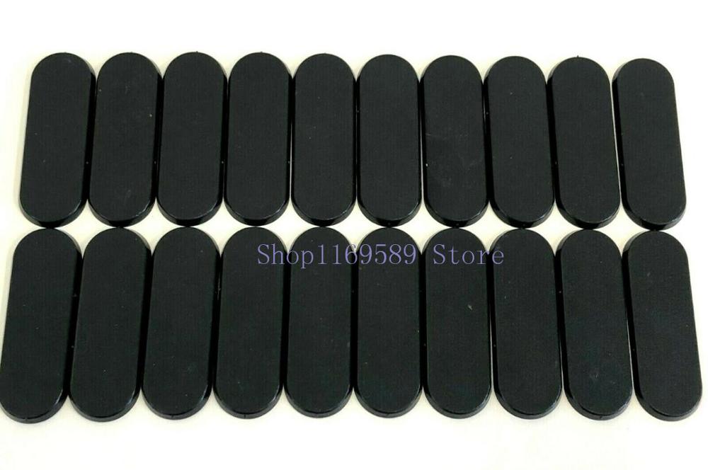 FINGERINSPIRE 50 stuks doorzichtige miniatuurbasis 25 x 25 mm vierkante