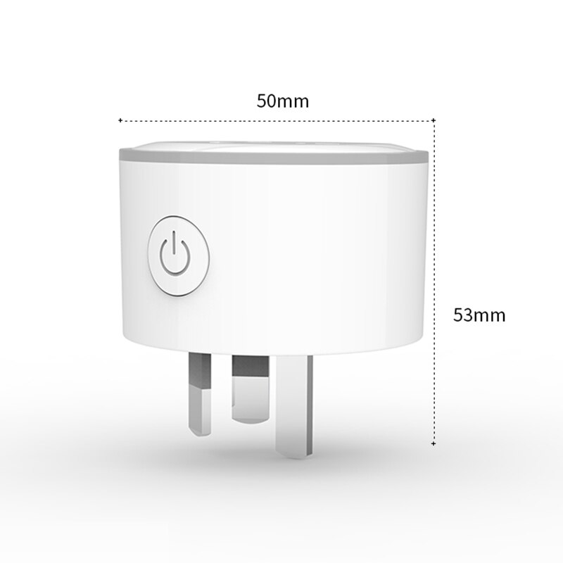 Frankever australia smart støpsel wifi smart stikkontakt fargerik zealand au støpsel smart hjem 10a tuya smart liv alexa google hjem