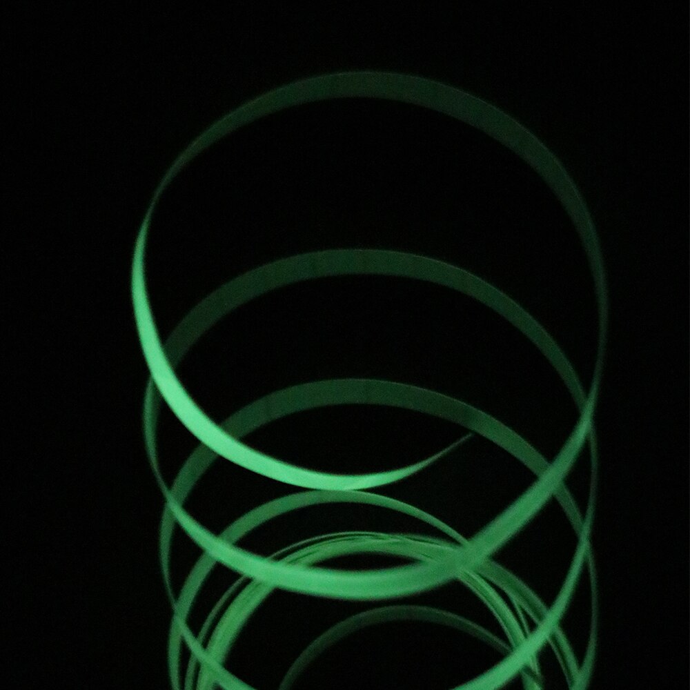 1.5cm*1m udvendige lysende fluorescerende nat selvklæbende glød i mørket klistermærke tape sikkerhed sikkerhed dekoration advarselstape