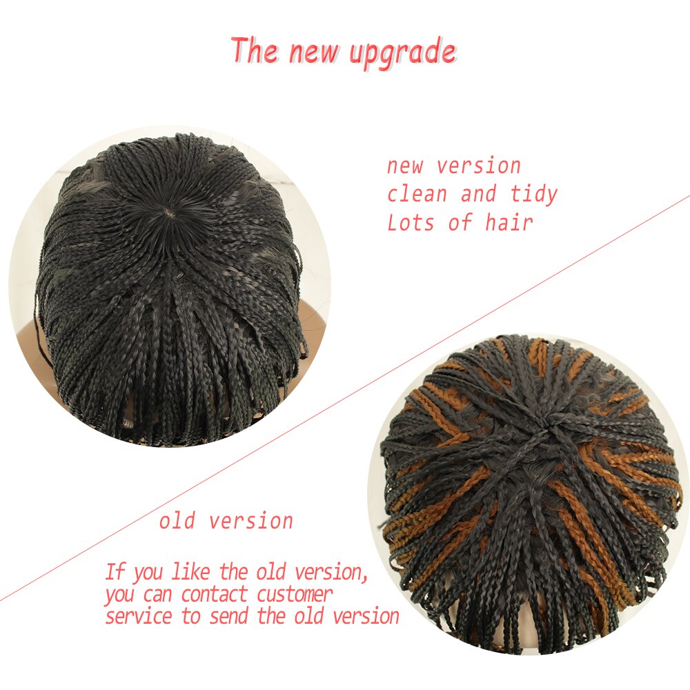 Cheveux Tressés synthétiques Boîte Tresse Perruques Pour Femmes Tresse Africaine Perruque Pas Cher Perruques Tressées Synthétiques Bob Perruque Perruques Tressées