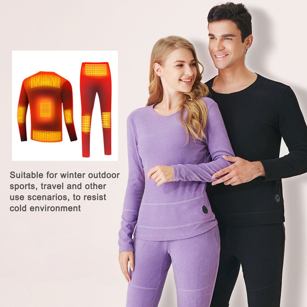 Intelligent Temperature Control Warm And Cold Proof Electric Heating Clothes And Trousers Heating Suit Warm Suit