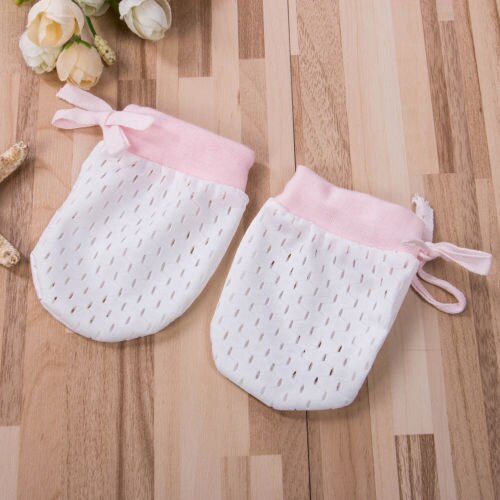 Del bambino Delle Ragazze Dei Ragazzi unisex anti-graffio Guanti bambino Appena nato infantile Morbido Cotone Handguard anti graffiare guanti Guanti