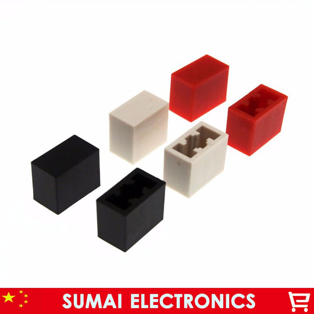 A08 Tactile Drukknop Cap, Tact Micro Switch Knop Cap Voor 3.4Mm * 3.4Mm Schakelaar, momentary Tact Cap (Geen Schakelaar)