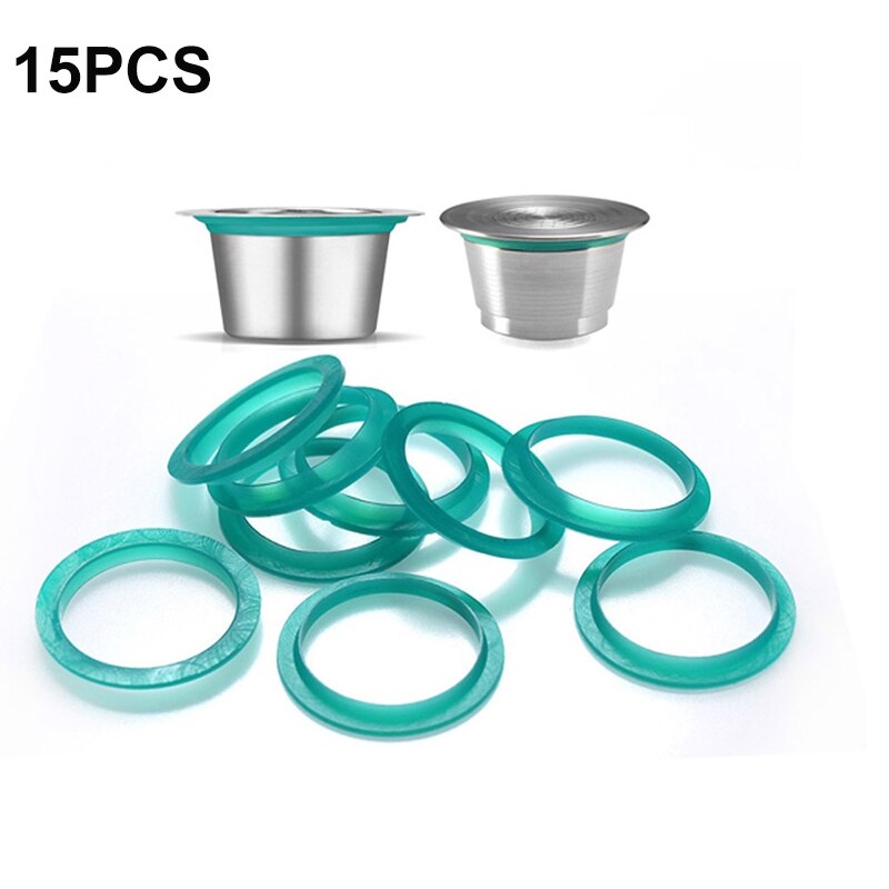 10Pcs 20Mm Siliconen Koffiezetapparaat Ring Pakking Food Grade Waterdichte Wasmachine Rubber Isoleren Afdichting Pakking Voor Nespresso Capsule