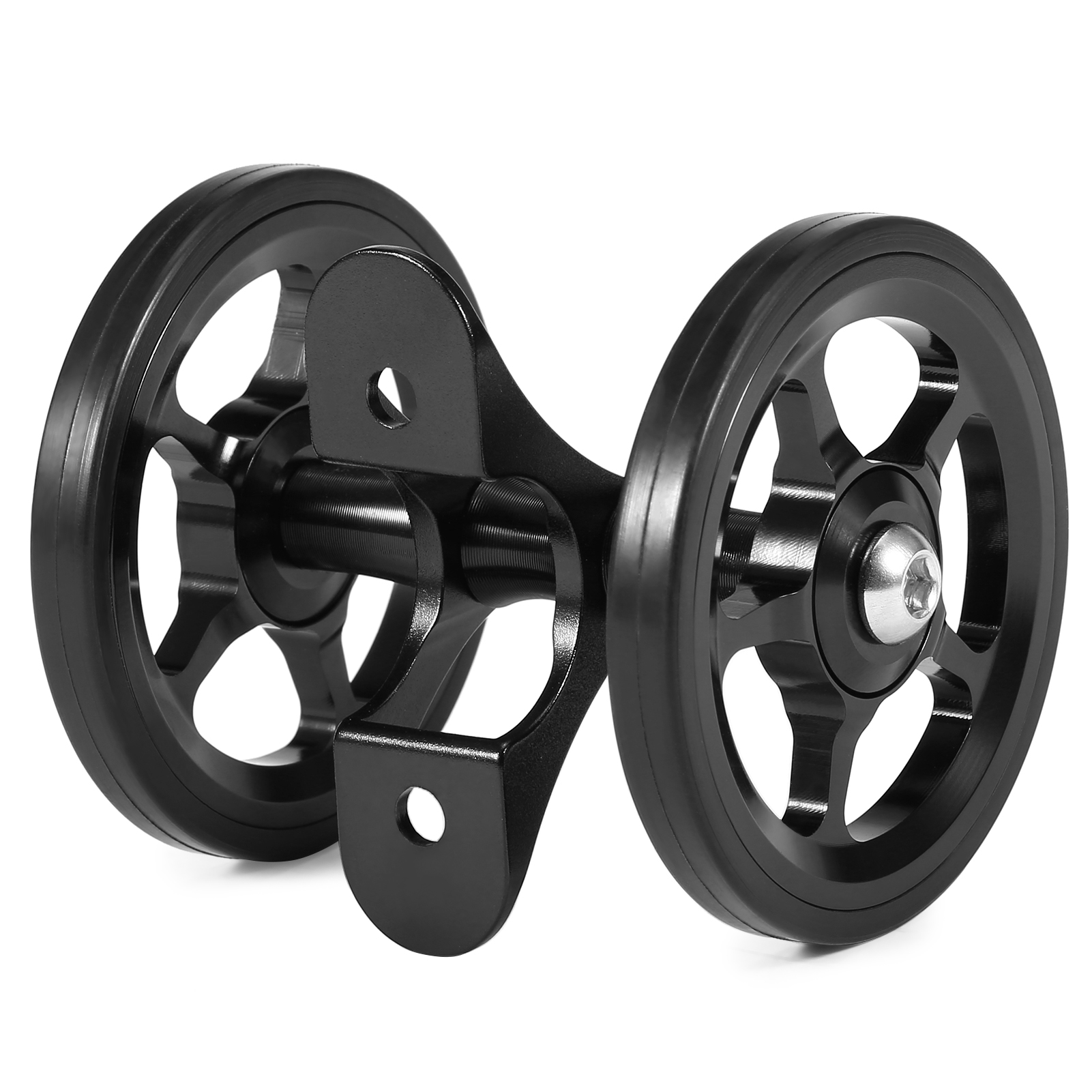 Aluminium Mountain Racefiets Dubbele Roller Achterwielen Vervanging Voor Vouwfiets Achter Spatbord
