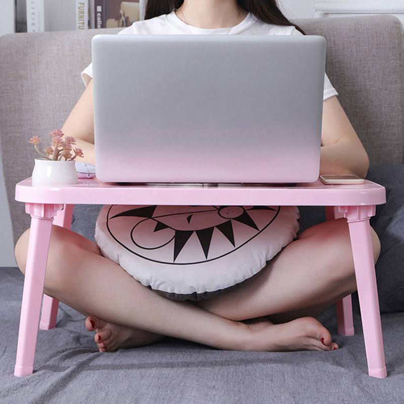 Ontbijt Serveren Bed Trays Verstelbare Opvouwbare Met Flip Top En Benen Computer Bureau Stand Folding Laptop Tafel Notebook Bureau