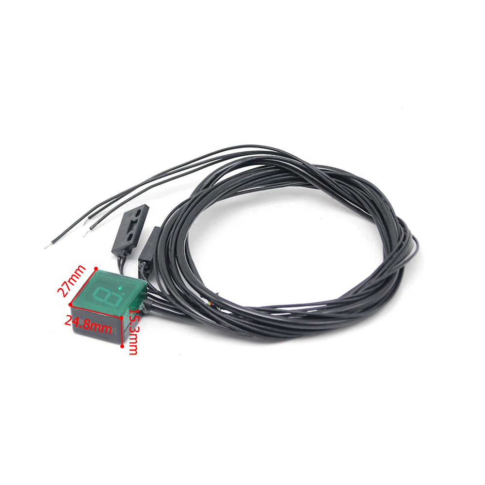 Zs Motos Universal Waterdichte Motorcycle Atv Voertuigen Digital Gear Indicator Led Display Monitor Versnellingspook Sensor Motor