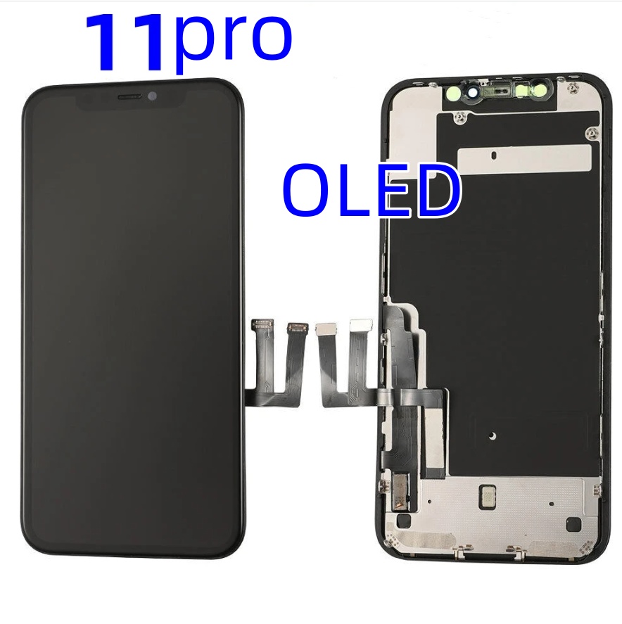 Lcd-skjerm til iphone 11 -skjerm med berøringsskjerm med 3d berøringsskjermerstatning fra fabrikken, skjerm til iphone 11 lcd: beige