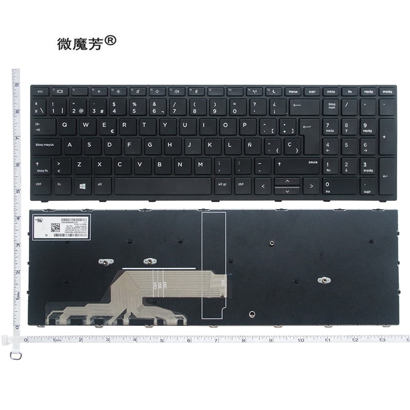 Us/Sp/Uk Laptop Toetsenbord Voor Hp Probook 450 G5 455 G5 470 G5 Engels Zwart Toetsenbord backlit