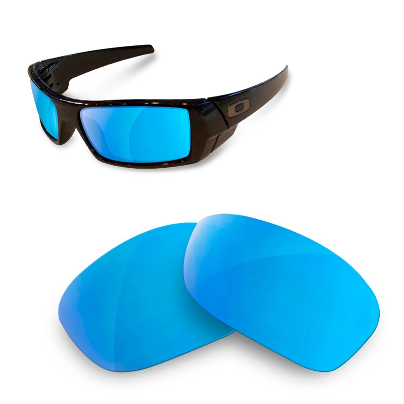 Polarisierte Kompatibel Ersatz Linsen für Oakley Gascan: Blue Mirror - Polarized