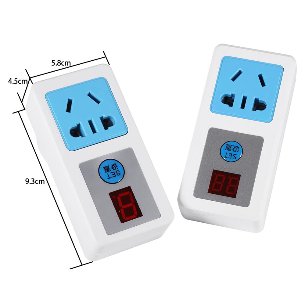 9/24 timmar elektrisk  ac 220v energisparande timeruttag hushållsapparater digital tidbrytare