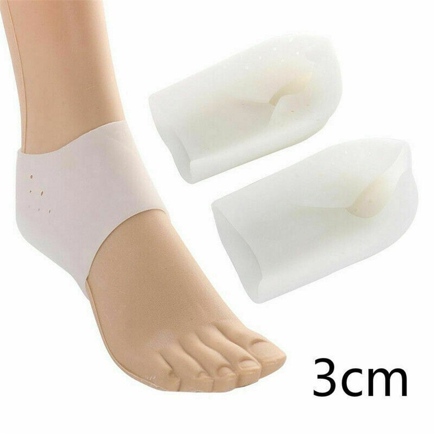 Inner Verstelbare Ophoging Inlegzolen Zachte Elasticiteit Hoogte Hak Gewatteerde Cup Kussen Sokken Gevoerd Verhogen Onzichtbare Unisex 3 Cm