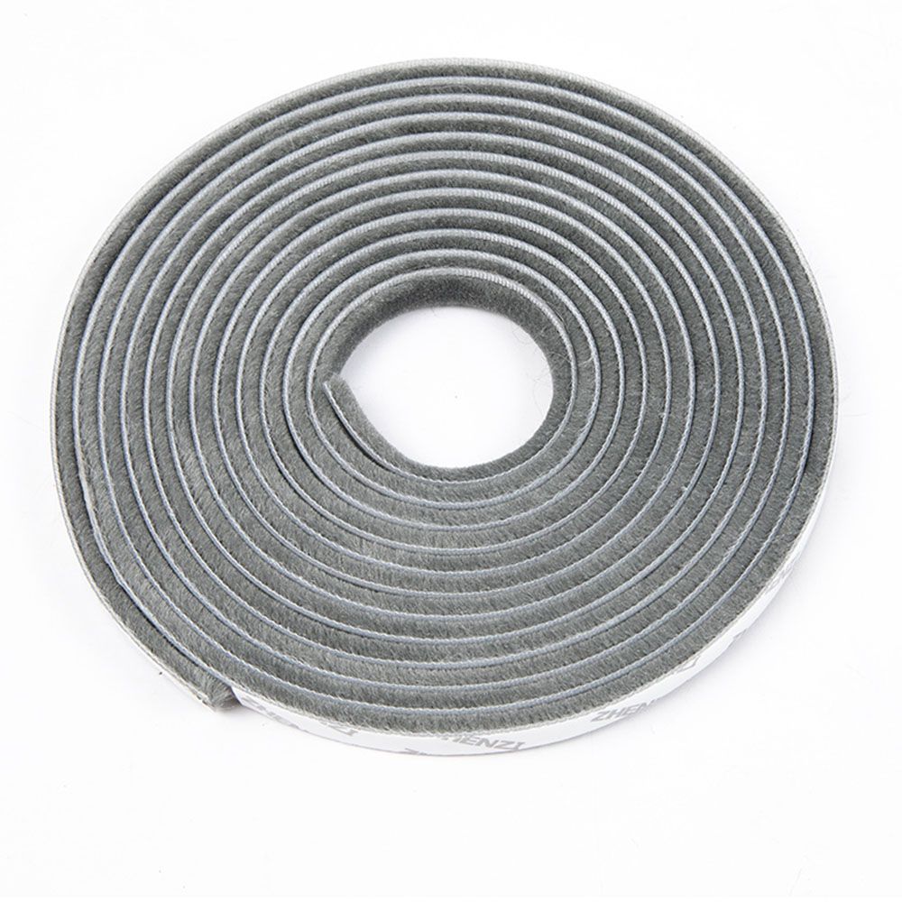 Auto-adesivo porta e janela escova de vedação Strip, Windproof Anti Insect Strip, Home Living Suprimentos, 5m