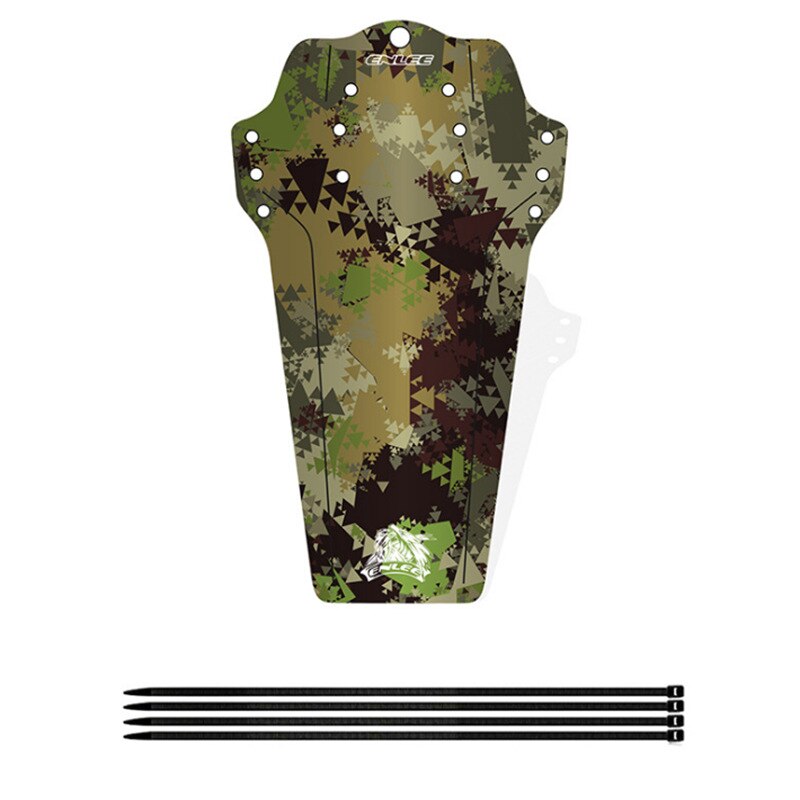 1pc cykel stænskærm skærme dele cykel stænklapper kulfiber farve for/bag dæk universal skærm mountainbikes vinger: Camouflage