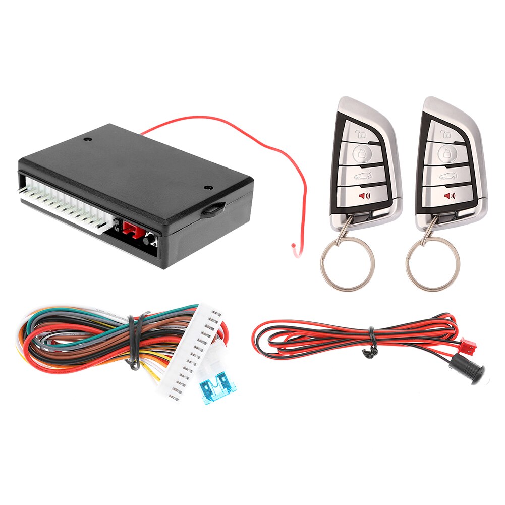 Car Remote Central Door Lock Kit Remote Control Keyless Alarm System 405/T304 Keychain Central Kit System Button