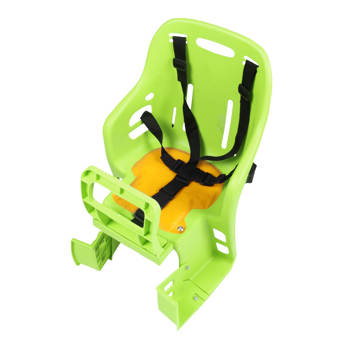 Bicycle Back Seat Quick Release Children Bike Seat Bicycle Back Adjustable Safety Seat For Bicycle MTB Road Bike: Green