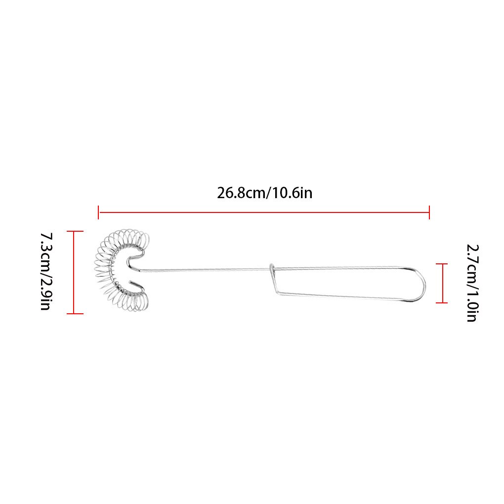 1PC jajko mieszadło trzepaczka robić jajek ze stali nierdzewnej ręczna sprężyna śrubowa wypieki cukiernicze trzepaczka robić kuchni