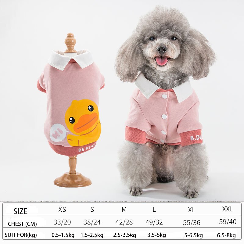 Pet Shirt Clothes Puppy Dog Cloth Printed Pet Shirt Cotton Cat Costumes Dog Autumn Clothes Jacket Coats Pet Clothing