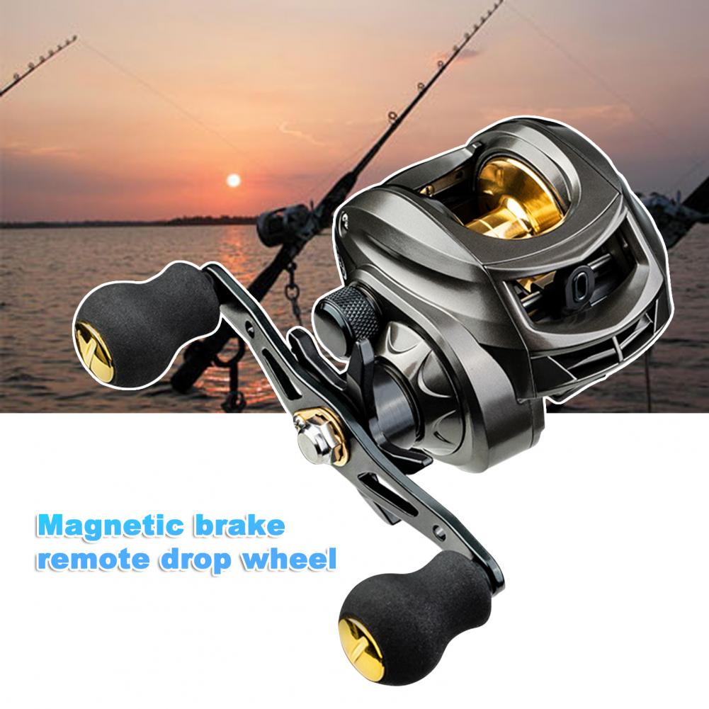 Versatile Baitcast Reel Smooth Non-Knotted Lightweight Baitcasting Explosion-Proof Line Water Wheel
