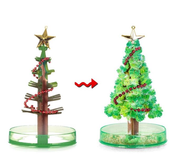Árbol de Navidad de papel precioso, novedad, de árbol de Navidad mágico, Kits de juguete, educativos divertidos: Color zafiro profundo
