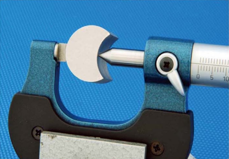 single point blade micrometers 0-25mm 0.01mm blade outside micrometers Measuring bit groove