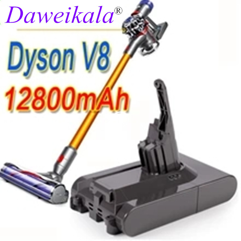 Batteria originale DysonV8 2022 mAh 12800 V al 21.6 per batteria ricaricabile aspirapolvere Dyson V8 assoluto/soffice/animale agli ioni di litio