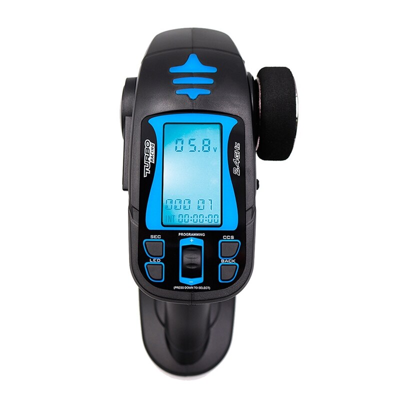 Turbo tb -tx2 2.4 ghz fhss digital 7ch radio kaukosäätimen lähetin tb -rx200 lcd led-vastaanottimella rc-veneajoneuvoon