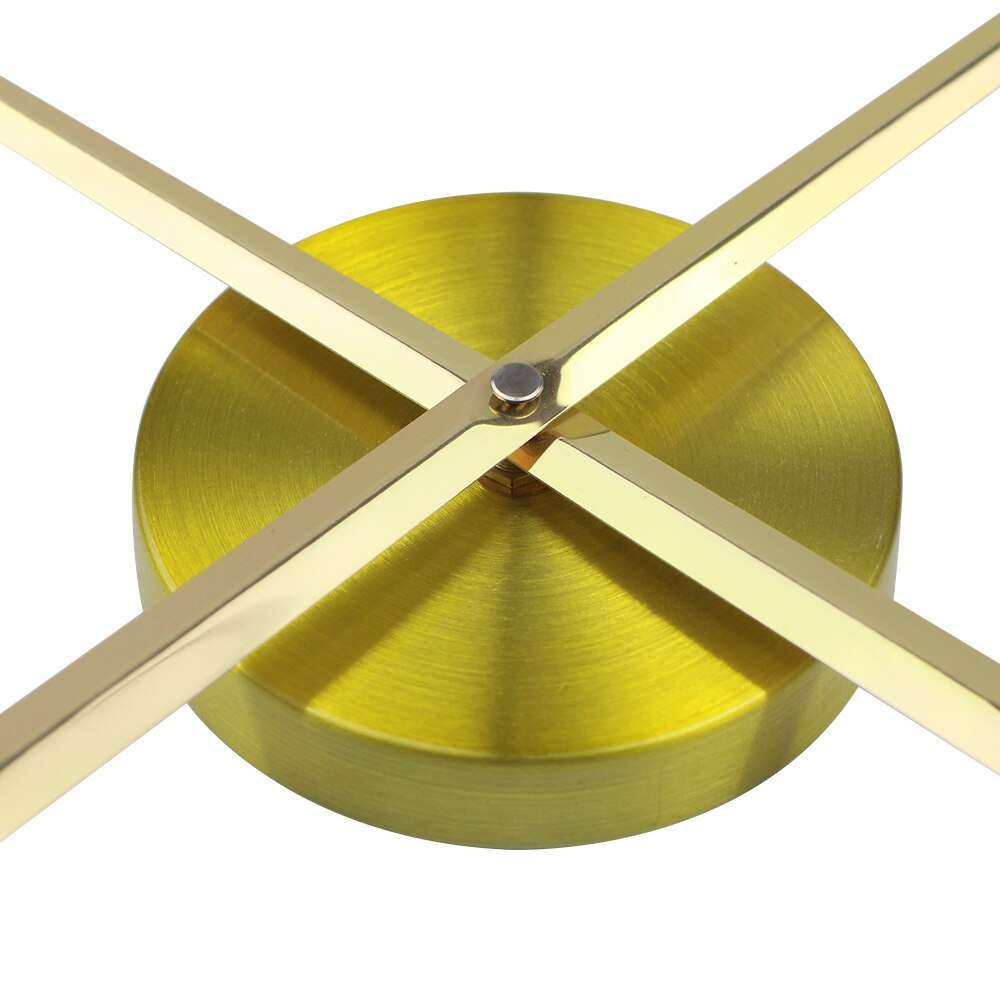 Mecanismo de agujas de reloj grande de cuarzo, manecillas de hora de gran tamaño, accesorios para reloj de pared 3D, decoración moderna del hogar, 4 colores