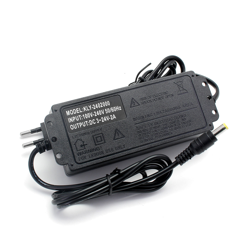 Transformateur d'alimentation réglable, 3V, 9V, 12V, 24 V, AC, DC, avec écran d'affichage, 220V à 12V, 24 V