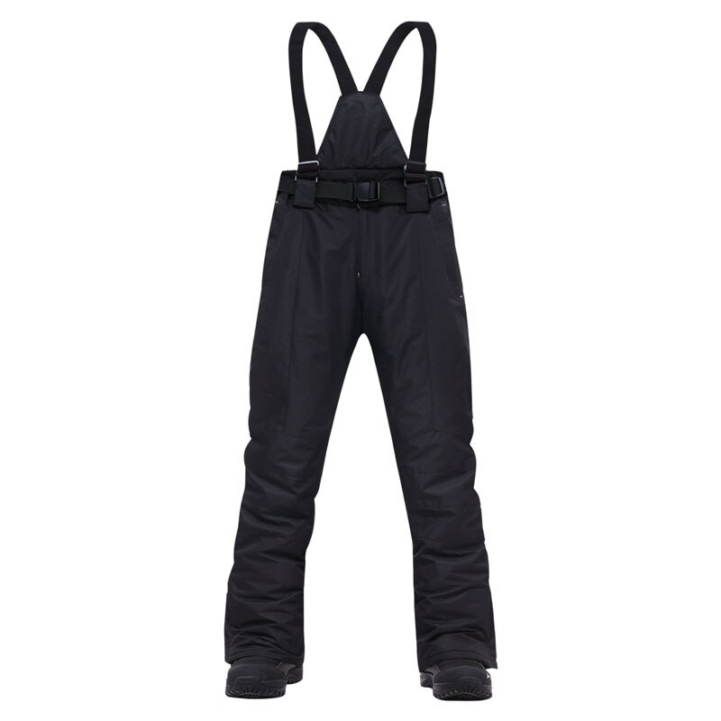 Skiën Broek Merken Warm Outdoor Sport Waterdichte Sneeuw Broek Bretels Winter Snowboard Broek-30 Temperatuur: MAN BLACK / Xl