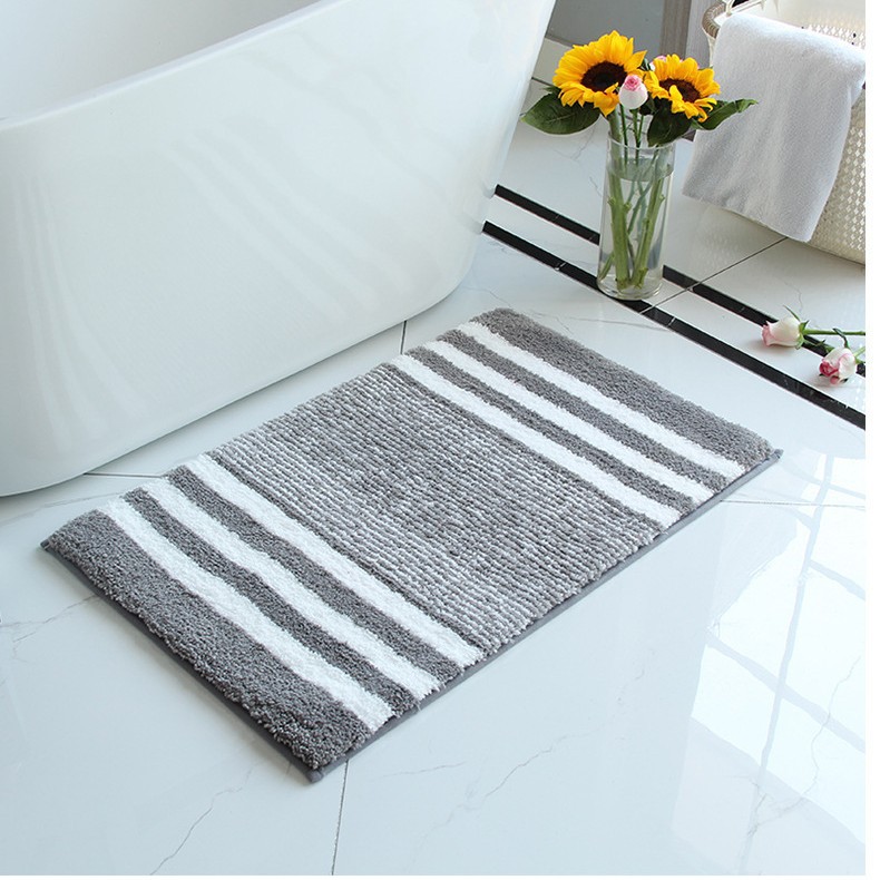 Bathroom Absorbent Doormat Non-Slip Shower Rug Quick-Dry Toilet Floor Mat Washable Entryway Foot Pad Bathroom Essential Carpet: Pink / 1700MMx2400MM