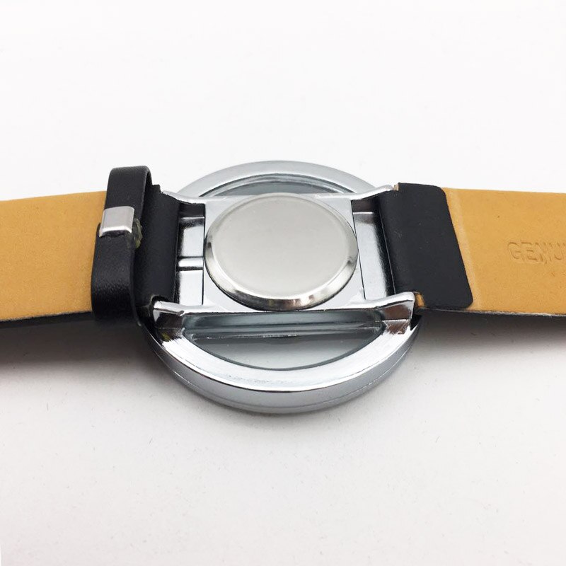 Ur kvinder luksus quartz simple armbåndsure til kvinder dame afslappet læderrem hult ur kvinde pige