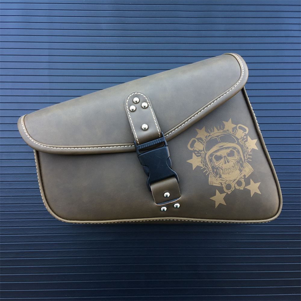 Borse da Sella Moto - Pelle PU - Impermeabile - Borsa Attrezzi Laterale - per Sportster 883 1200XL