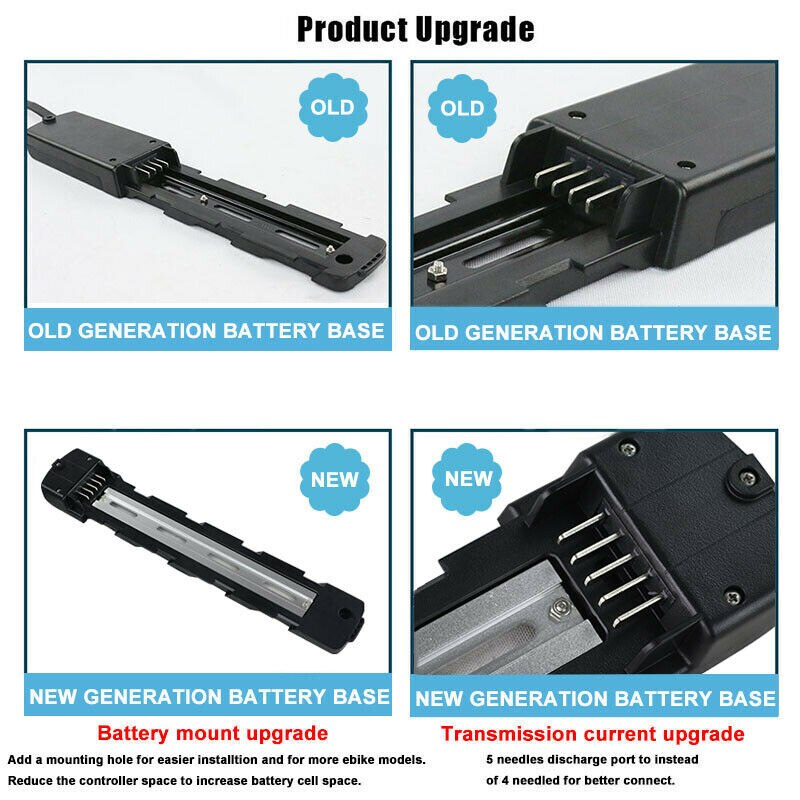 36V/48V/52V Polly Down Tube E-bike Battery Box 91p... – Vicedeal